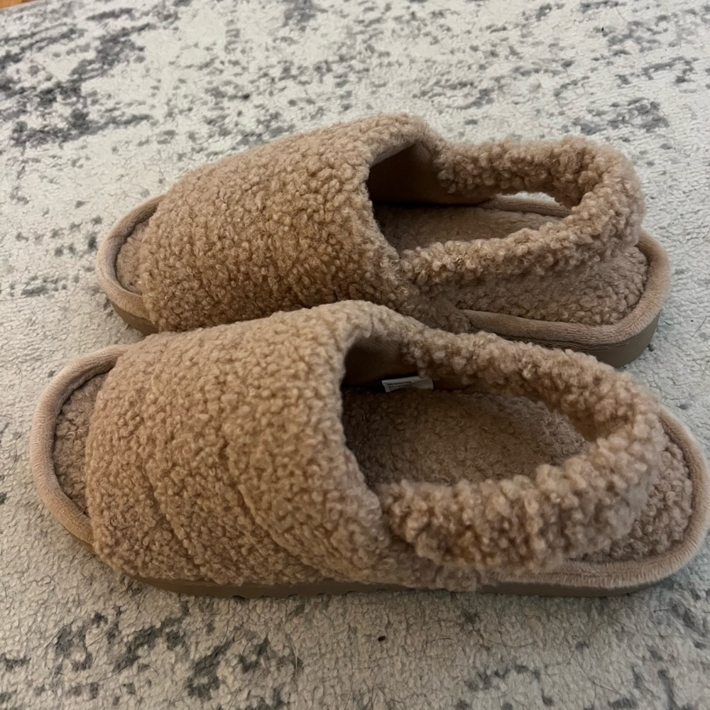 Cozy Tan Slippers